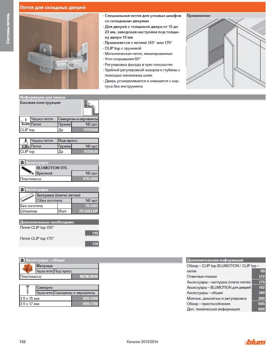 Инструкция по установке складных дверей