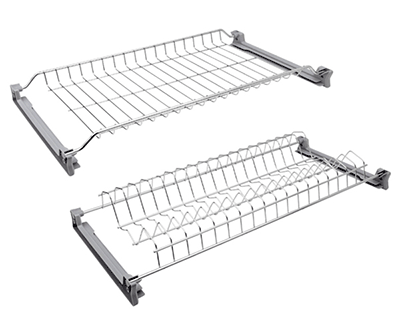 Сушка ECO GRAY, без рамки, оцинк. сталь, серебро. Inoxa, Италия