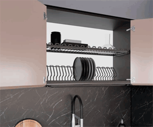 Сушка для посуды Inoxa Style Anthracite, с рамкой, нерж. сталь, Anthracite