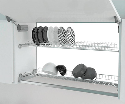 Сушка SMART GRAY, с рамкой, оцинк. сталь, серебро. Inoxa, Италия